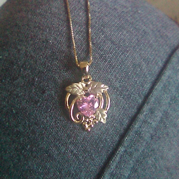 NWT, PRICE FIRM/18KT GOLD OVER S.S HEART NECKLACE - Picture 10 of 15